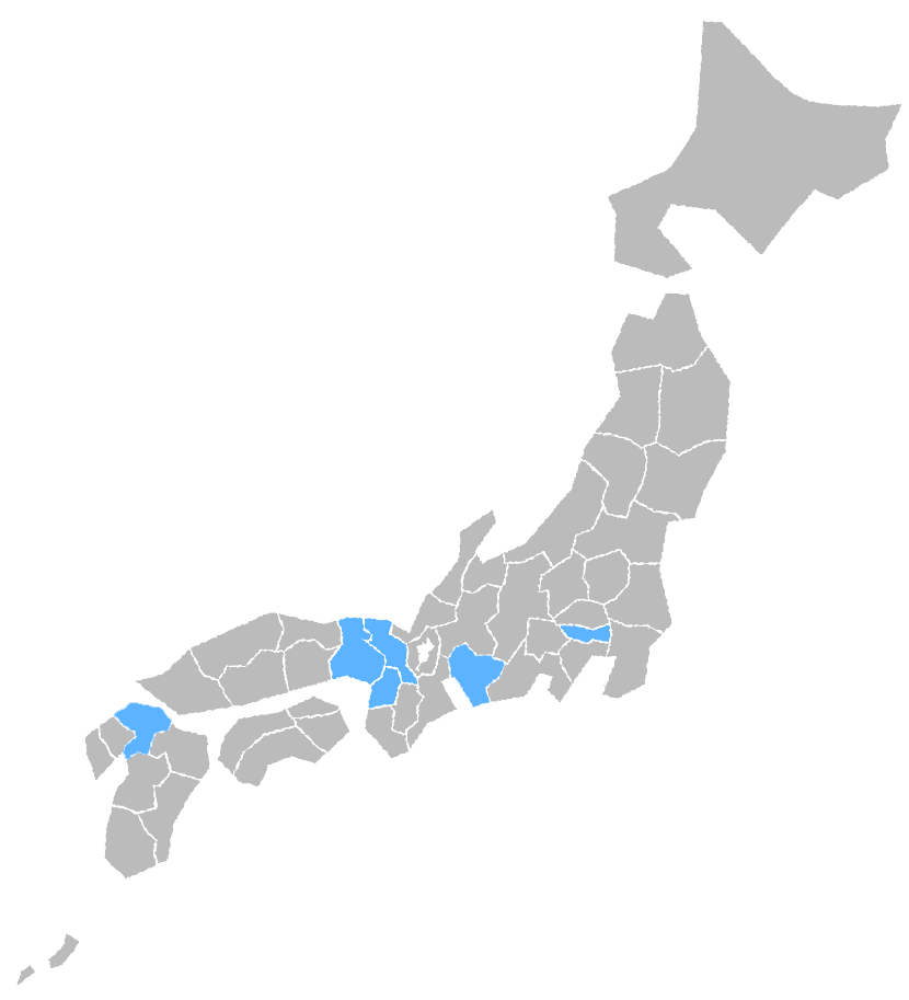 対応エリアマップ