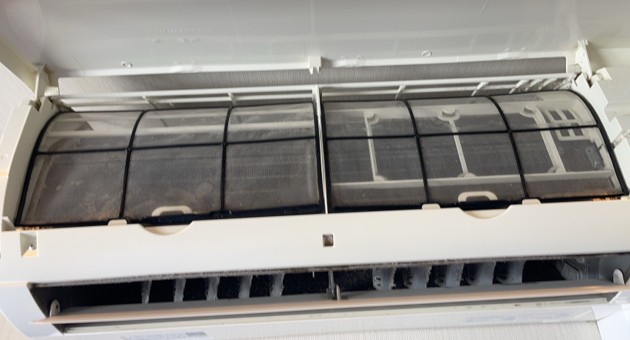 エアコンフィルター - 清掃後