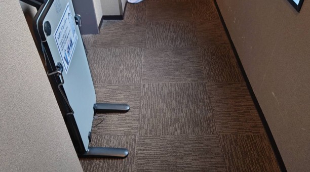 カーペットウェット洗浄 - 清掃後
