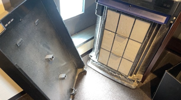 空気清浄機フィルター - 清掃前