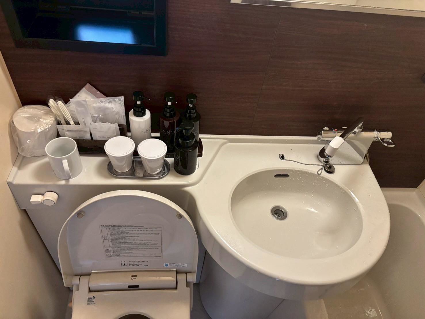 洗面周り - 清掃前