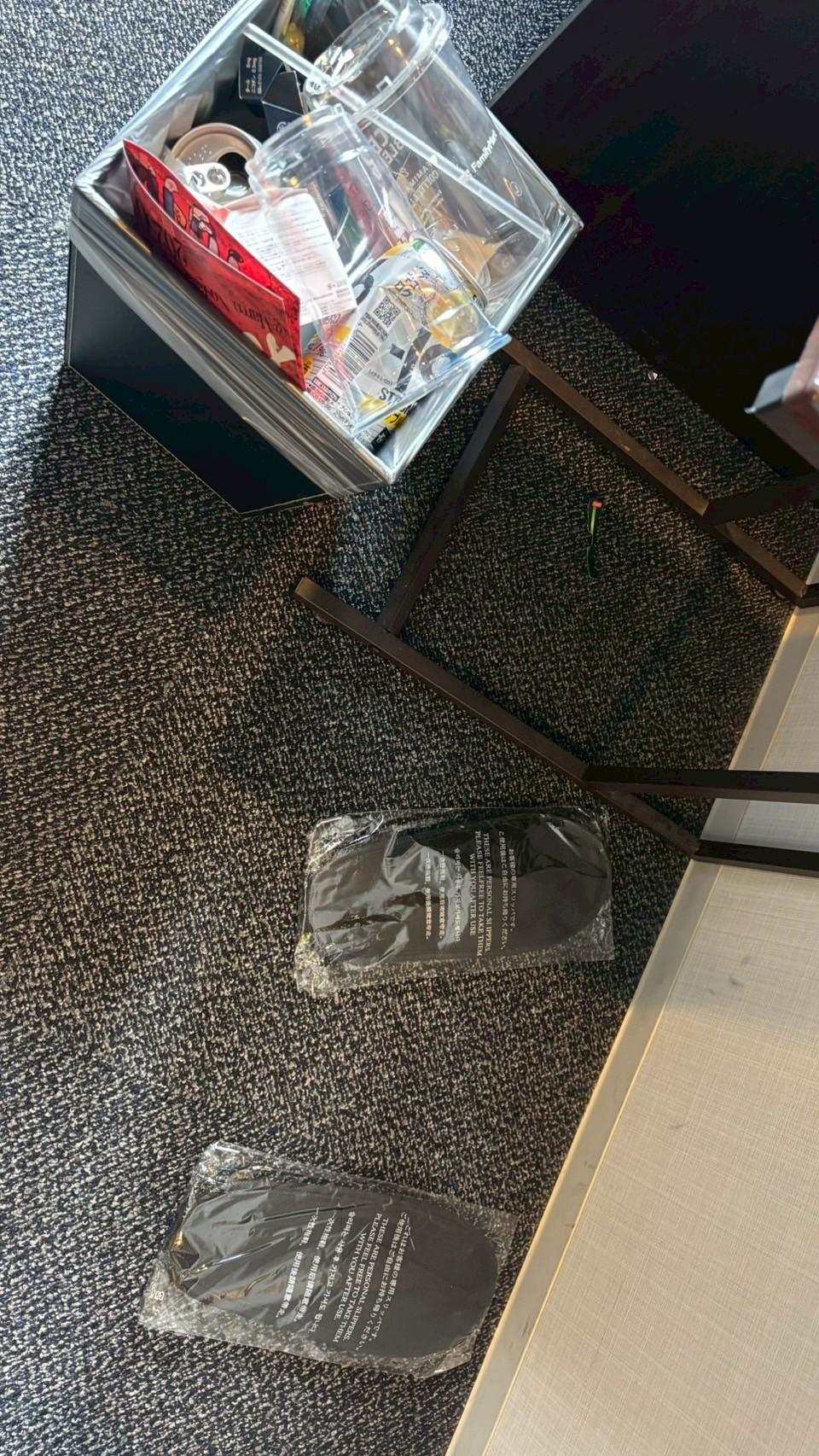 ゴミ分別回収 - 清掃前